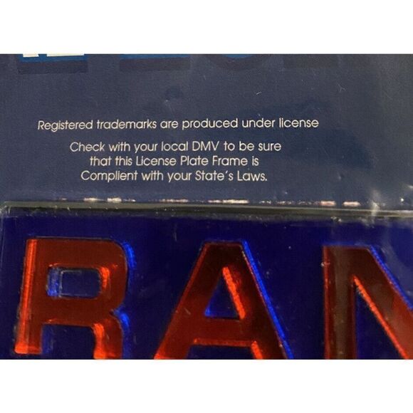 TEXAS RANGERS, METAL LICENSE PLATE FRAME FROM WINCRAFT‎ - Picture 4 of 5